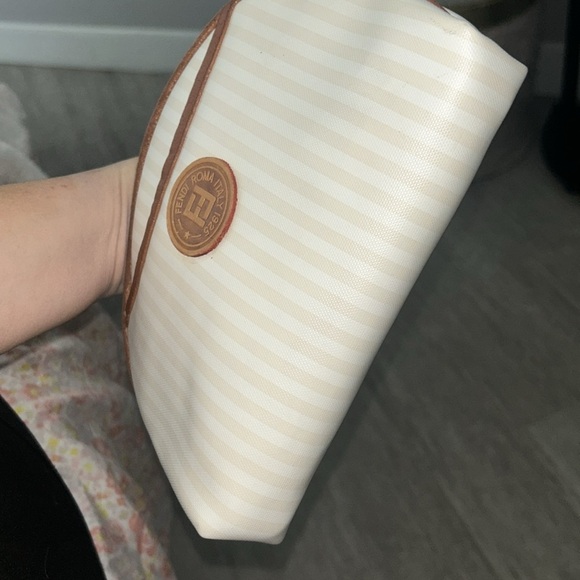 Vintage Fendi Striped Cosmetic Pouch - Picture 6 of 6